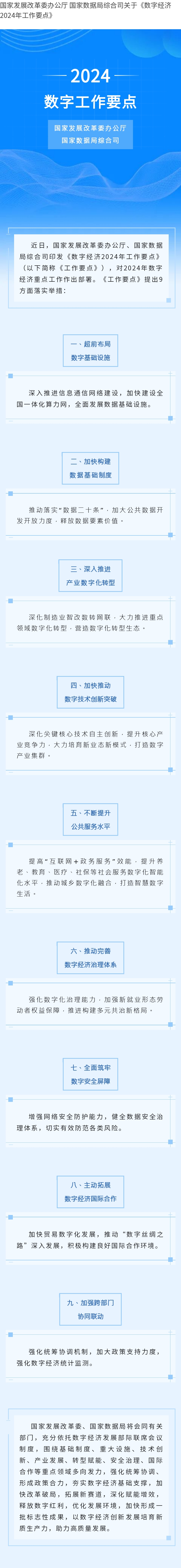 关于《数字经济2024年工作要点》